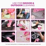 (Pack of 2) The Pink Stuff Miracle Cleaning Kit Paste with Dual-Sided Sponge and Scrubber