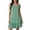 Green, variant on Summer Dresses for Women 2026 Casual V-Neck Sleeveless Mini Dress A-Line Ruffle Beach Sundresses Navy S