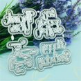 thumbnail image 2 of Scrapbooking Cutting Dies Ammsochy, feliz cumpleaños, gracias, 2 of 6