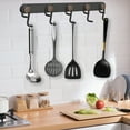 Amacok Towel Hooks, No Punch Hanging Rack Forkitchen, Bathroom Rail