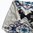 thumbnail image 2 of Simply Daisy Bombay Medallion Fleece Throw Blanket, Navy, Small Throw, 2 of 4