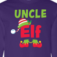 thumbnail image 4 of Inktastic Christmas Uncle Elf Long Sleeve T-Shirt, 4 of 5