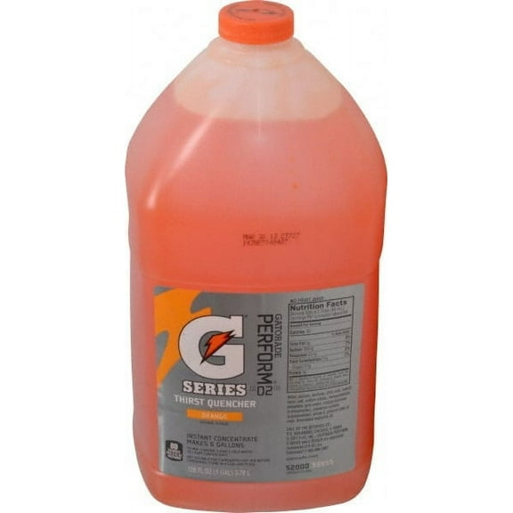Gatorade 1 Gallon Concentrate Orange Flavored Sports Drink, Makes 6 Gallons