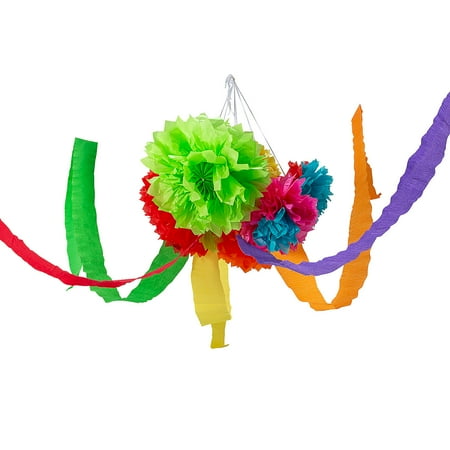 Fun Express Bright Hanging Flowers with Streamers