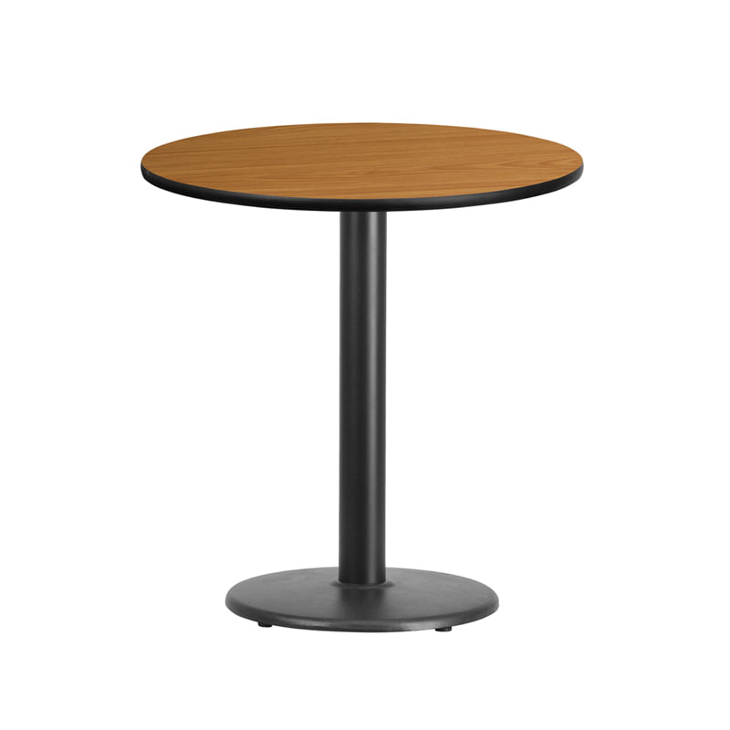 Details about   24" Round Laminate Table Top with 18" Round Table Height Base 