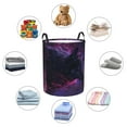 thumbnail image 6 of Laundry Basket, Galactic Wolf Stare Laundry Hamper Waterproof Laundry Bag Clothes Hamper Laundry Bin with Handles for Bedroom, Living Room, Kids Room, 6 of 6