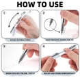 thumbnail image 4 of 4 Pcs Stylo de Marquage en Métal-Argent, 4 of 7