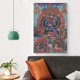 thumbnail image 4 of Pósteres impresos de la deidad budista tibetana Thangka, Mahakala de dos brazos, arte fotográfico, pintura en lienzo, póster decorativo para el hogar, dormitorio, decoración moderna, carteles de, 4 of 6