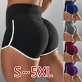 thumbnail image 1 of enqiretly Breathable Running Shorts Solid Color Skin-friendly Yoga Fitness Short Pant, 1 of 1