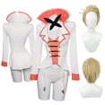 thumbnail image 2 of Traje de baño de lencería sexy de Lucifer, disfraz de dibujos animados de Anime, chaqueta y pantalones cortos de Hazzbin, trajes de mujer para Halloween, ropa de fiesta de carnaval femenina, 2 of 5