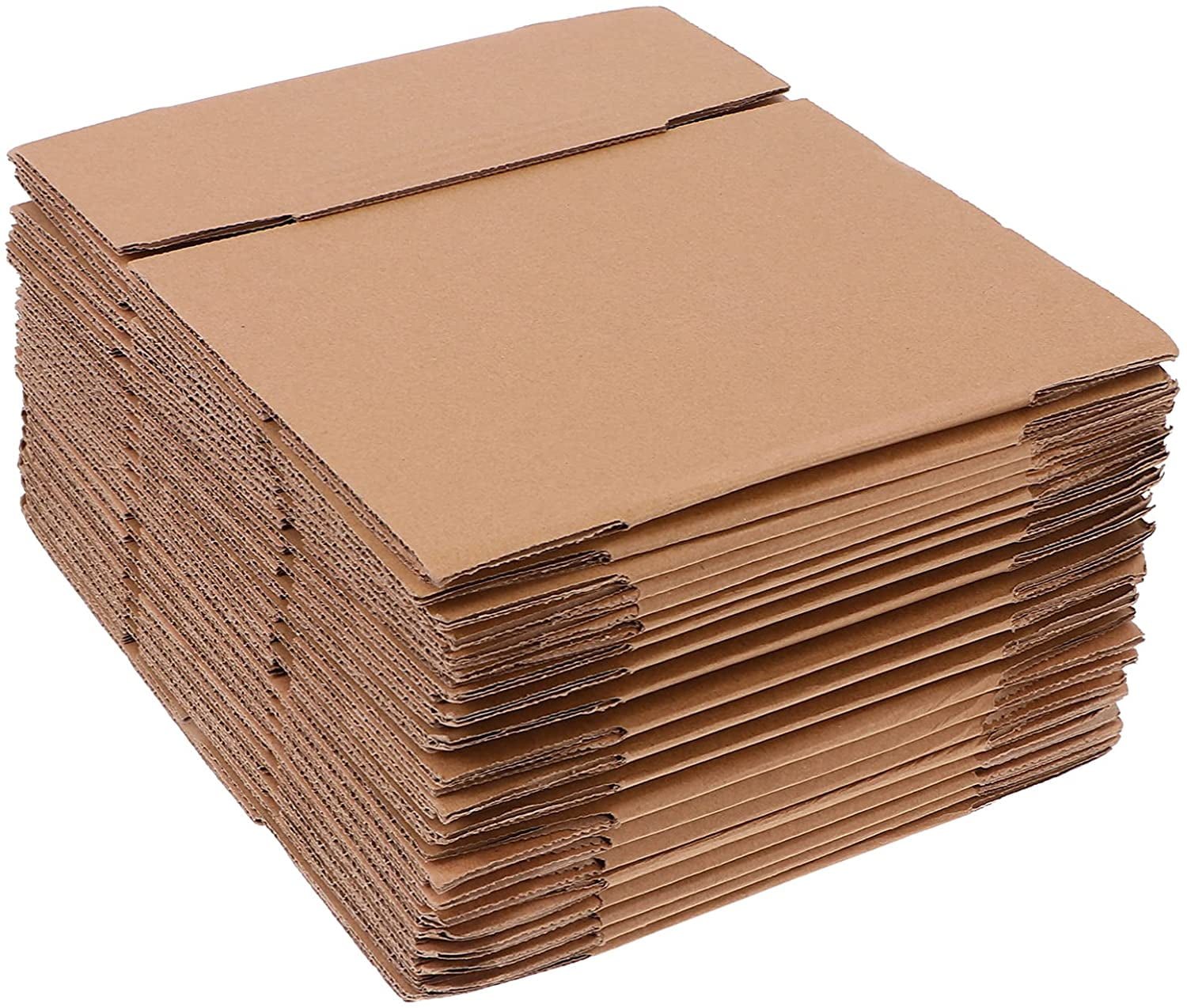 20 Pcs Kraft Corrugated Cardboard Boxes Medium Moving Boxes Cartons for
