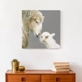 thumbnail image 4 of Creative Products Mom and Child Sheep 16x16 Canvas Wall Art, 4 of 5