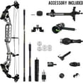 thumbnail image 3 of Sanlida Archery 37" Hero 10 Ⅱ Flagship Top of The Line Target Compound Bow Kit with Accessories for Competition&Professional Archers, 40-50&50-60Lbs, Draw Length 24"-31.5",Limited Life-time Warranty, 3 of 6