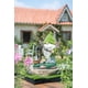 thumbnail image 4 of Decoraciones de gnomos de jardín flocados, estatua de gnomo grande y divertida de 29 cm para jardín al aire libre con luces solares de pozo, figuras de enanos de resina impermeables para, 4 of 5