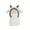 White, variant on AJGRHE Kids Winter Hat With Ear Soft Lamb Design Knitted Face Neck Warmer Integrated Cold Weather For Boys And Girls Black 4-13 Years