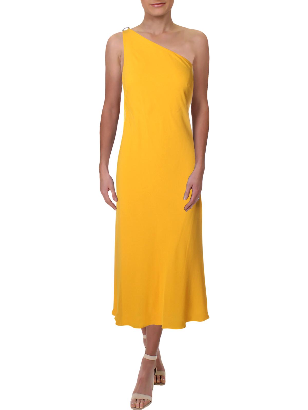 lauren ralph lauren one shoulder dress