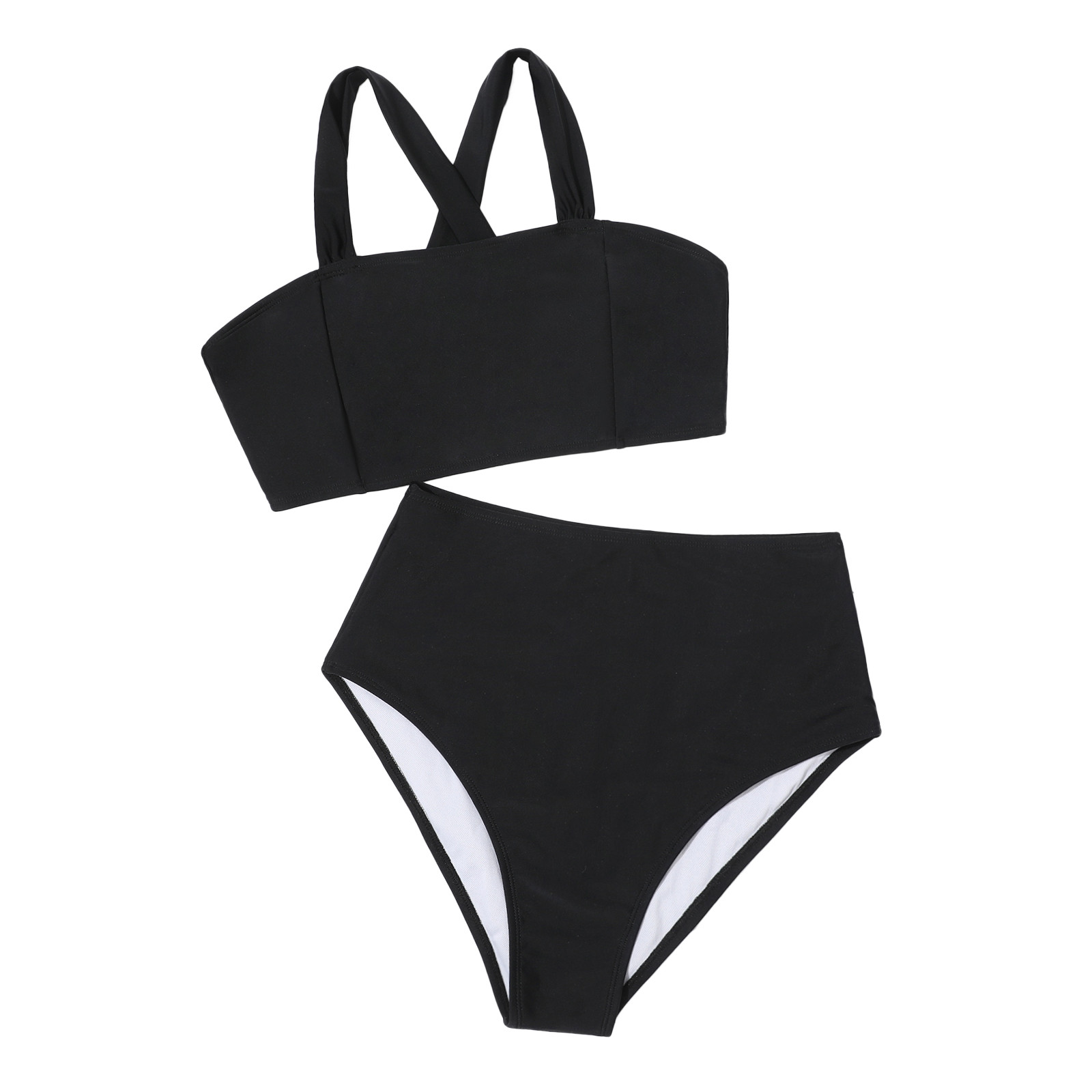 With Shorts Strapless Tankini plus Size Swim Suits Womens Two Piece