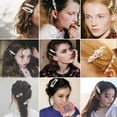thumbnail image 6 of 12 pieces of pearl hair clips big hair clips pin hair clips tie ladies hair elegant handmade fashion hair accessories party wedding daily pearl hair clips, 6 of 8