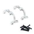 thumbnail image 1 of Youkk 2 Pièces RC Voiture Traction Tige Base Télécommande Véhicule Servo Monter Réparation Automobile Modifié Accessoires Pièces de Rechange Argent, 1 of 6