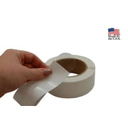 Clear Retail Package Seals 1.5" Inch Round Circle Wafer Stickers/labels 500 Per Roll MADE IN USA! (1 Roll(1000))