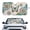 Boho Mandala Butterfly, variant on CHAQLIN Tribal Leopard Print Car Windshield Sunshade,Foldable Sun Shade Keeps Your Vehicle Cool, Silver Reflective, Universal Fit for Most Cars SUVs Trucks 66L x 34" W
