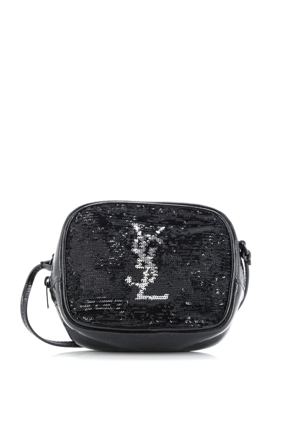 Pre-Owned Classic Monogram Blogger Crossbody Bag Sequins and Patent Small By Rebag
