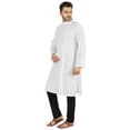 thumbnail image 3 of Atasi Indian Designer Kurta For Mens Party Wear Traditional Dress Solid Ethnic Long Shirt, 3 of 7