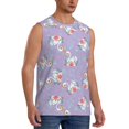 thumbnail image 2 of Balery Swan With Stars Camisetas sin mangas para hombre, absorbe la humedad y protege contra el mal olor.-Small, 2 of 7