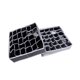 thumbnail image 5 of Organizador De Cajones Periea Ropa Interior De Dormitorio 30 Celdas 'Fosy' (Gris Carbón Premium Con Ribetes Blancos), 5 of 5