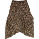 thumbnail image 2 of bar III Falda larga con gradas para mujer, negro, 14, 2 of 4