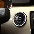 thumbnail image 4 of Engine Start Stop Button Cover Cars Styling Sticker Fit for E90 E92 Black, 4 of 8