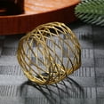 thumbnail image 5 of MKLZ Set of 6 Gold Wire Napkin Rings, Napkin Holders for Table Decor, 5 of 5