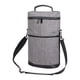 thumbnail image 1 of Bolsa térmica para almuerzo, bolsa térmica aislada, bolsa de hombro multifuncional, bolsa de mano, fiambrera para playa, almuerzo, parque, excursiones gris, 1 of 8