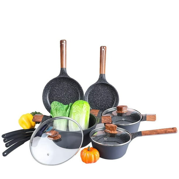 MF Studio Professional Speckle Nonstick Cookware Dishwasher Safe Pots