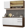 thumbnail image 1 of Cocina Integral 180cm Marrón/Blanco Glamy Madesa 06, 1 of 5