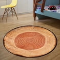 thumbnail image 2 of Mosiee New Practical Fruit Rug Cartoon Round Rug Leather Ball Lemon Round Area Rugs Soft Floor Carpet Kitchen Floor Mat, 2 of 5