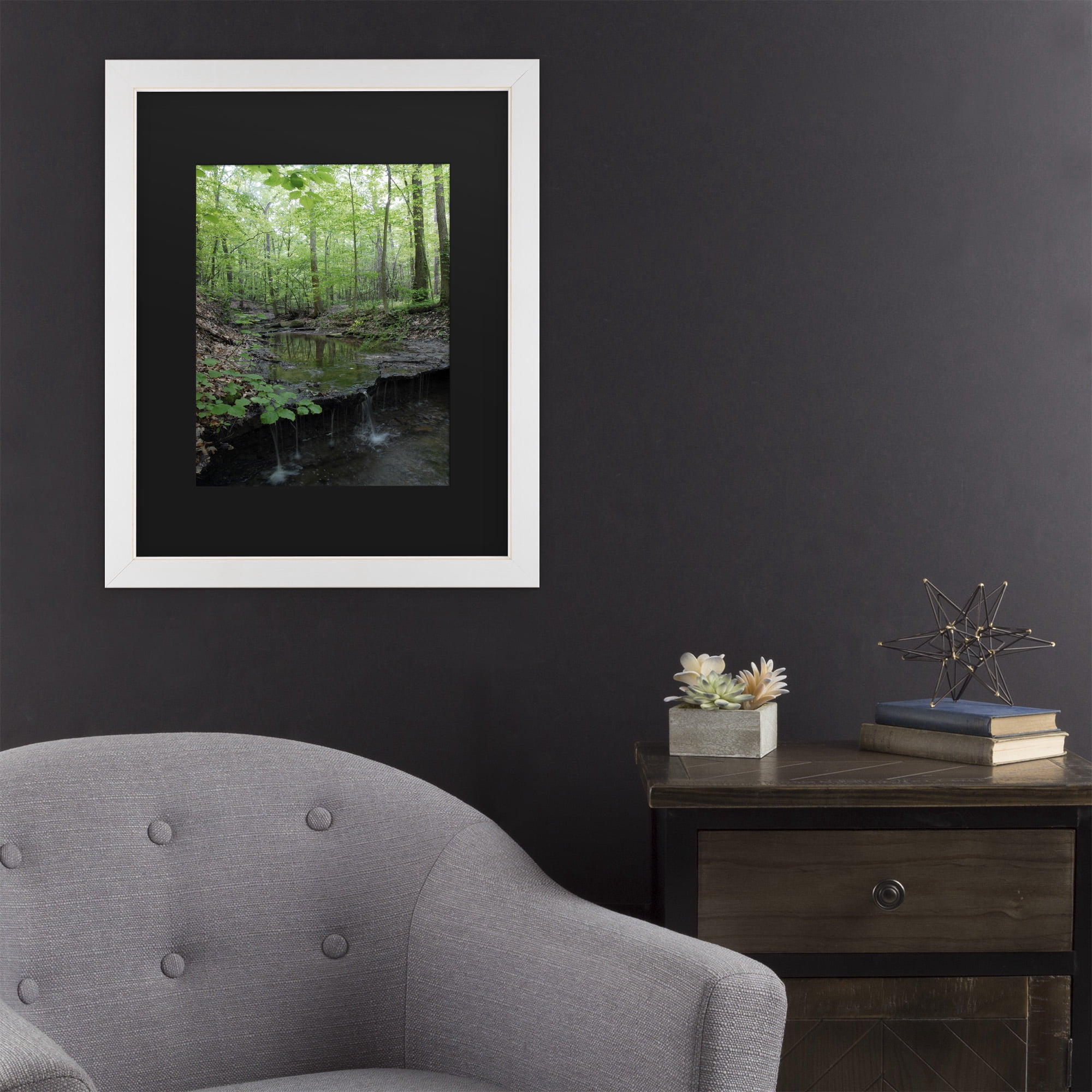 Trademark Fine Art 'Tiny Forest Falls' Canvas Art by Kurt Shaffer