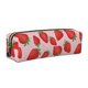 thumbnail image 1 of Fotbe Strawberries Estuche para Lápices de Cuero con Estampado, Estuche con Cremallera Resistente, Organizador Compacto y Elegante para Papelería, 1 of 7