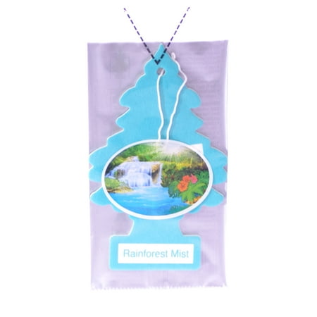 Mist Hanging - Little Trees Cardboard Hanging Car, Home & Office Air Freshener, Rainforest Mist