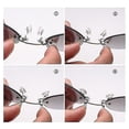 thumbnail image 3 of Nostril Sunglasses Retro Metal Sunglasses Matrix Mini Sunglasses For Men And Women, 3 of 5