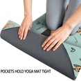 thumbnail image 3 of German Shepherd Dog and Music Hot Yoga Mat Towel Non Slip for Hot Yoga - Quick-Drying Yoga Mat Cover with 4 Corner Pockets with Travel Bag - Hot Yoga Towel Non Slip 70"x26", 3 of 6