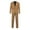 Khaki, variant on Blazer Set for Men Men's Fashion Suit Jacket + Suit Pants Two-piece Suit Sky Blue Blazer