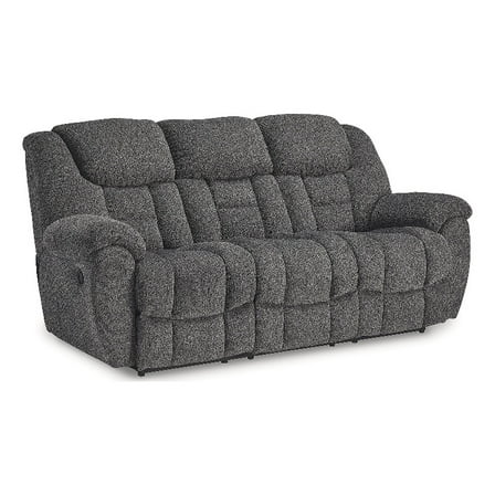 Signature Design by Ashley Furniture Foreside Charcoal Reclining Sofa
