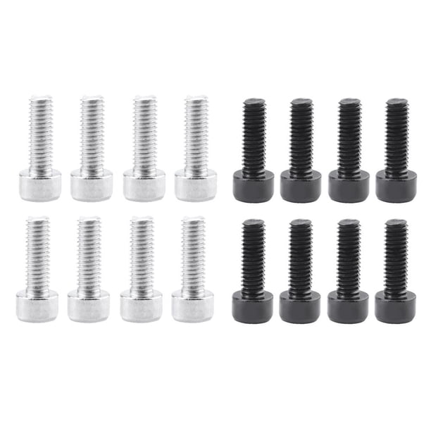 8x Aluminum Alloy Bike Water Bottle Cage Bolts Holder Socket Screws Multicolor