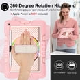 thumbnail image 3 of Shockproof Case For iPad 7th 8th 9th Generation 10.2 inch Rotating Stand Cover with Shoulder/Hand Strap, 3 of 10