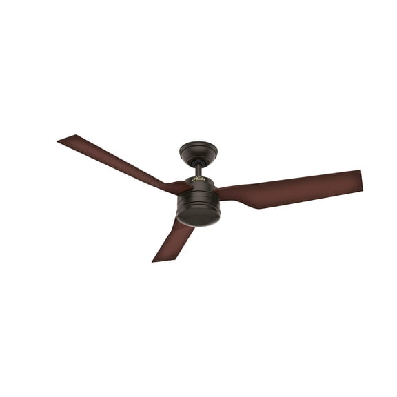 Restored Hunter Fan 52 inch New Bronze Indoor/Outdoor Ceiling Fan for Patio, Farmhouse, Balcony, Bedroom, Living Room, Dining Room, Kitchen, Office (Refurbished)