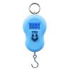 Mini básculas electrónicas digitales portátiles con báscula colgante con luz de fondo (azul) Tmvgtek excursión de campamento