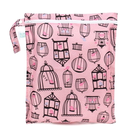 Bumkins Zippered Wet Bag, Tweet