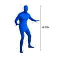 thumbnail image 3 of JikouIivo Full Bodysuit Unisex Spandex Stretch Adult Costume Disappearing Man Body Suit, 3 of 7