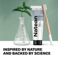 Natean Clean + Whiten Charcoal Toothpaste, Fluoride Free, Clean Mint